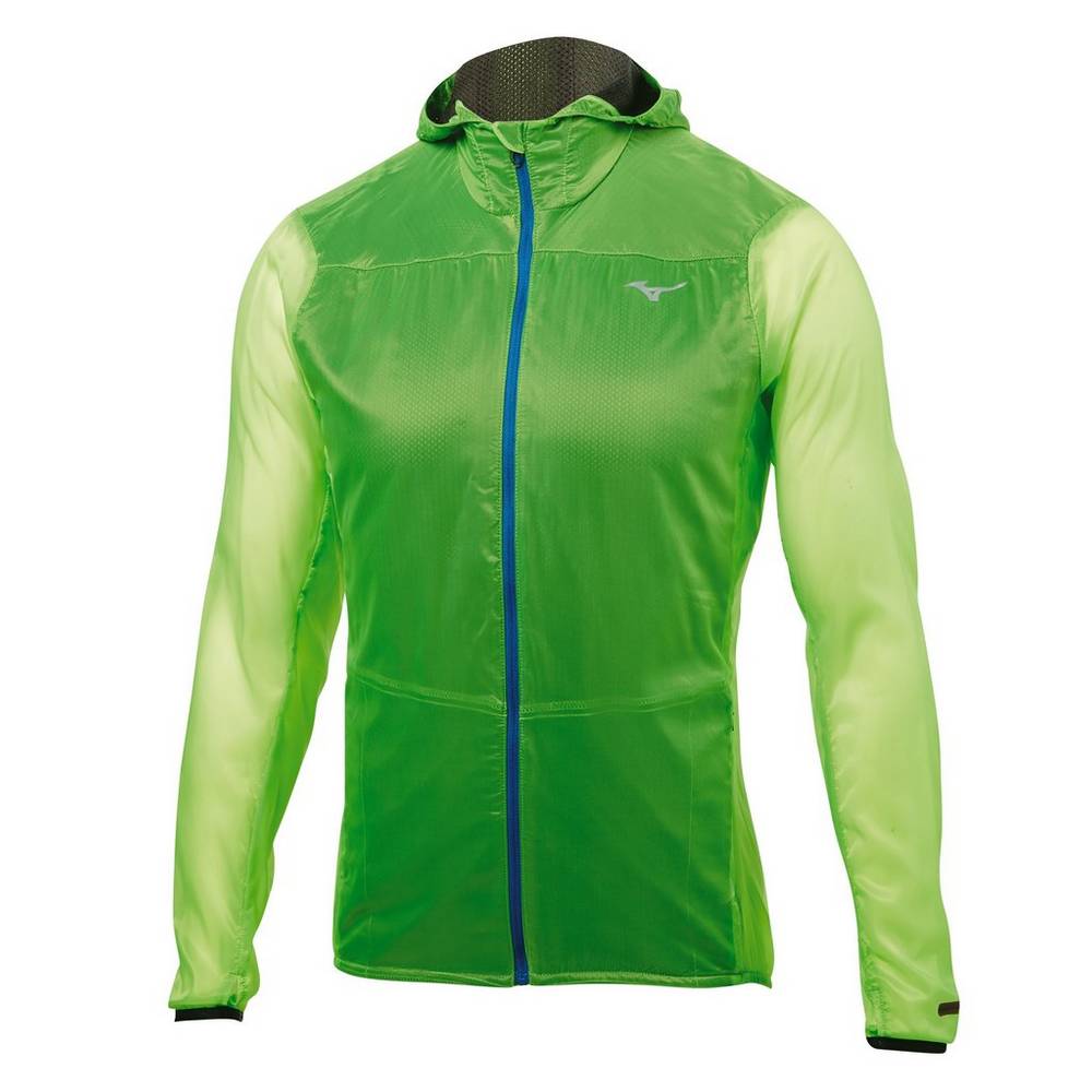 Giacca Mizuno Breath Thermo Hoody Uomo - Verdi - 47985-IHNP